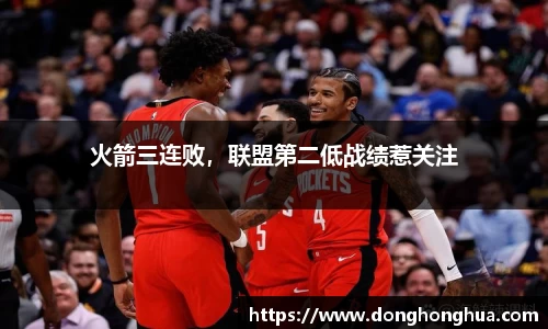 火箭三连败，联盟第二低战绩惹关注